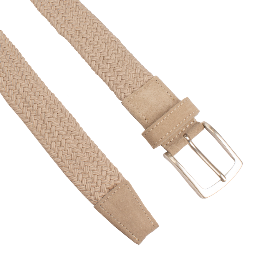 Afbeelding van PS35-24 700 NUDE - Elastische  Heren Riem - Presley & Sun
